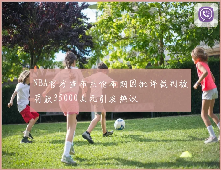 NBA官方宣布杰伦布朗因批评裁判被罚款35000美元引发热议
